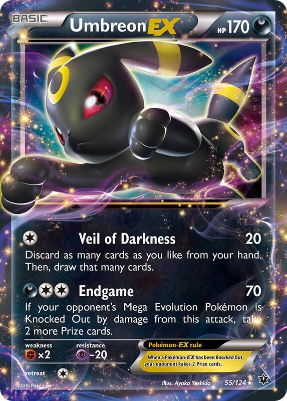 Umbreon EX — Heavily Played (HP) — 674a0bac-c844-43a6-a669-0ade1743fd27