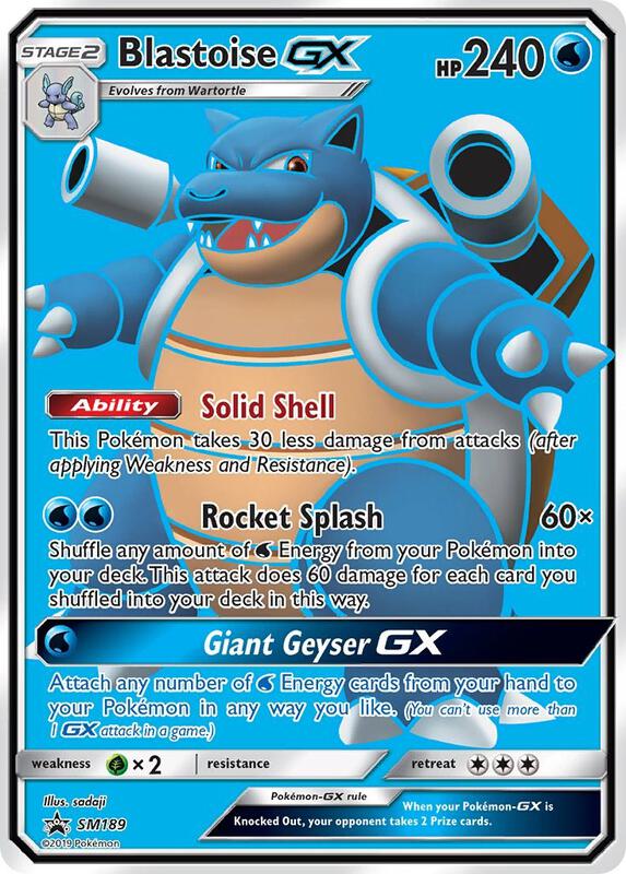 Blastoise GX - SM189 — Lightly Played (LP) — 674a0bac-c844-43a6-a669-0ade1743fd27