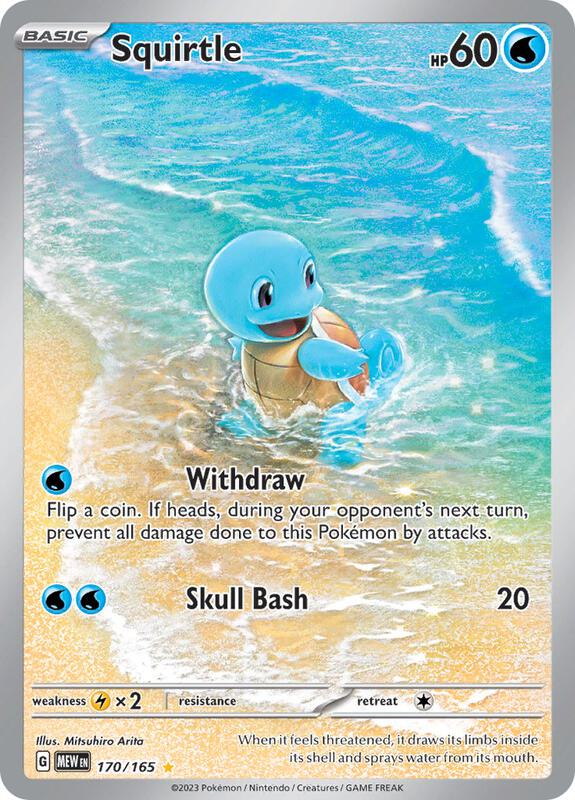 Squirtle - 170/165 — Lightly Played (LP) — cb66036f-39e4-4c61-b8f8-be52c37c76cd