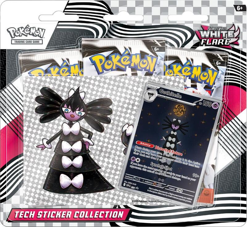 White Flare Tech Sticker Collection — Sealed — f23ffb54-172a-4269-9ed3-63a7c3bb8501