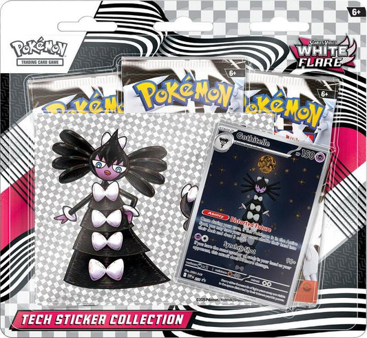 White Flare Tech Sticker Collection — Sealed — f23ffb54-172a-4269-9ed3-63a7c3bb8501