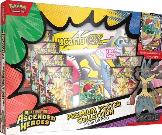 Premium Poster Collection: Mega Lucario — reference image, not the exact item