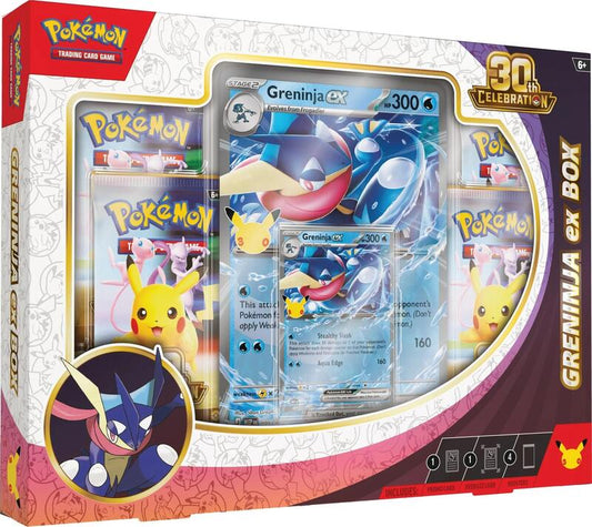 30th Celebration Greninja ex Box — Sealed — df39b4a1-abb3-4371-8822-8f323e4aedc2