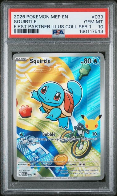 SQUIRTLE · #039 · POKEMON MEP EN-ME BLACK STAR PROMO · PSA 10 — PSA 10 — 3a966d6a-f510-4f90-b875-b67bb9cb676c