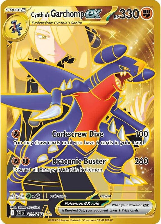Cynthia's Garchomp ex - 241/182 — Near Mint (NM) — 753ba68d-79ff-4766-a22e-0654ab910b92