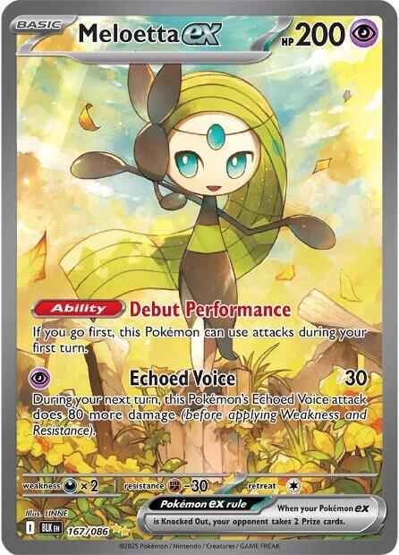 Meloetta ex - 167/086 — Near Mint (NM) — 6014fc12-d7bc-4bcb-92e8-b99ca70ddb1f