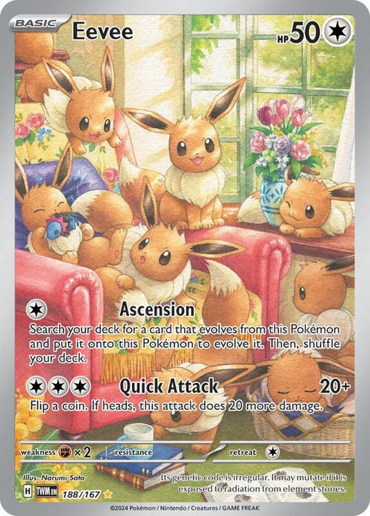 Eevee - 188/167 — Near Mint (NM) — da1f7a3e-b48e-4116-a893-80af3f15479f