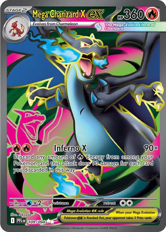 Mega Charizard X ex - 109/094 — Near Mint (NM) — dd8225b1-3577-465e-92b0-a863056e084b