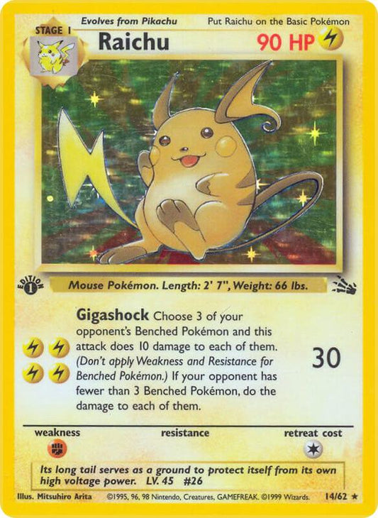 Raichu (14) — Moderately Played (MP) — 979edd11-83e1-4dea-9609-003d9e68571e
