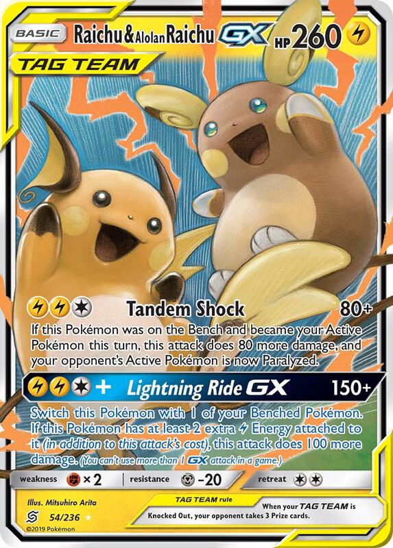 Raichu & Alolan Raichu GX — Near Mint (NM) — f641b3ca-aae9-43b8-a600-2d63e2ff9604