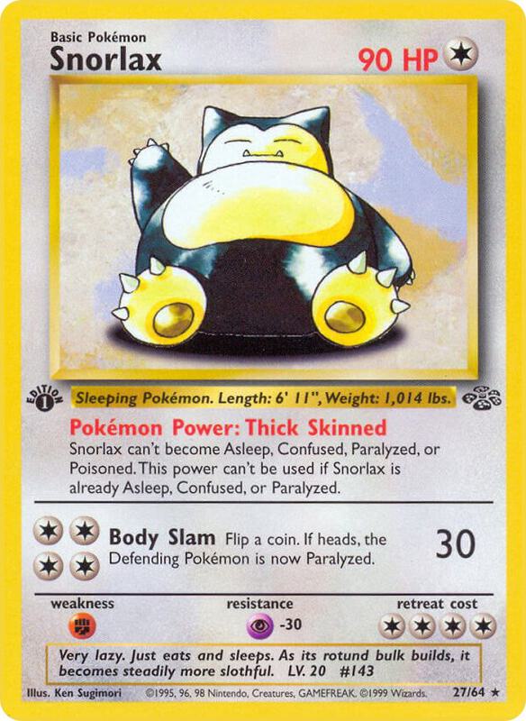 Snorlax (27) — Lightly Played (LP) — fc49fcd6-be62-42e7-9fb4-1eaa76bea4d3