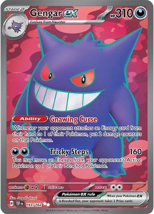 Gengar ex - 193/162 — Near Mint (NM) — a5c4b439-1817-4dd7-9a0e-704a48699501