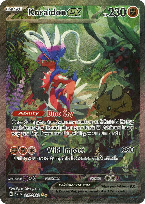 Koraidon ex - 247/198 — Near Mint (NM) — fdeecaf4-b310-474e-a082-e3606d57debc