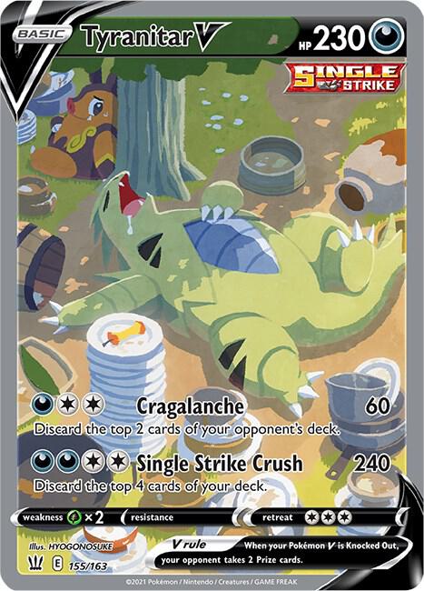 Tyranitar V (Alternate Full Art) — Lightly Played (LP) — 5c682112-3027-4e05-af2c-219180735365