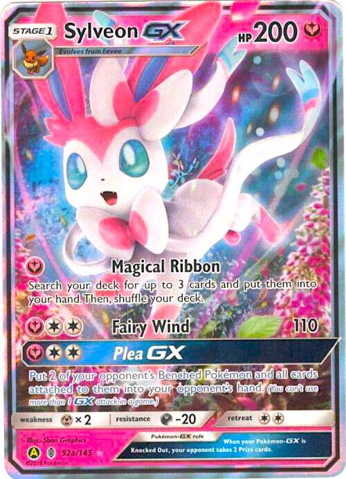 Sylveon GX - 92a/145 — Near Mint (NM) — 368746e7-8487-47af-9851-154205b0ba88