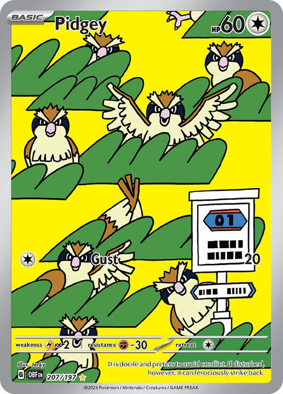 Pidgey - 207/197 — Near Mint (NM) — f20d1f73-755c-48ff-b59d-af9fd4f2e38f