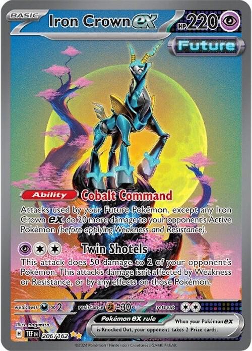 Iron Crown ex - 206/162 — Near Mint (NM) — 982d1a6b-1b72-4bb3-8c86-a58d9abbd658