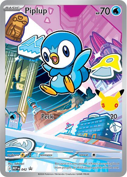 Piplup - 042 — Near Mint (NM) — 894602df-d251-4b1f-a051-15488681d5d0