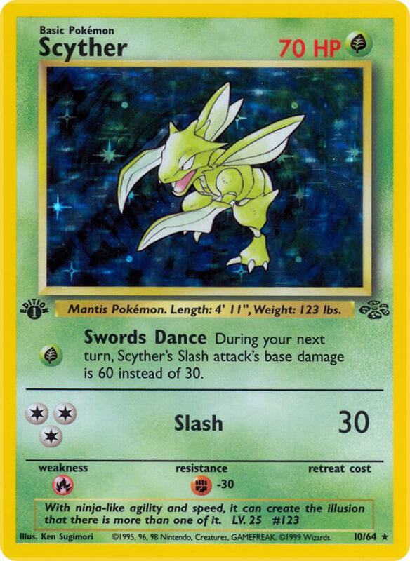 Scyther (10) — Moderately Played (MP) — 25598451-224a-47e4-864c-2f264aeb568a