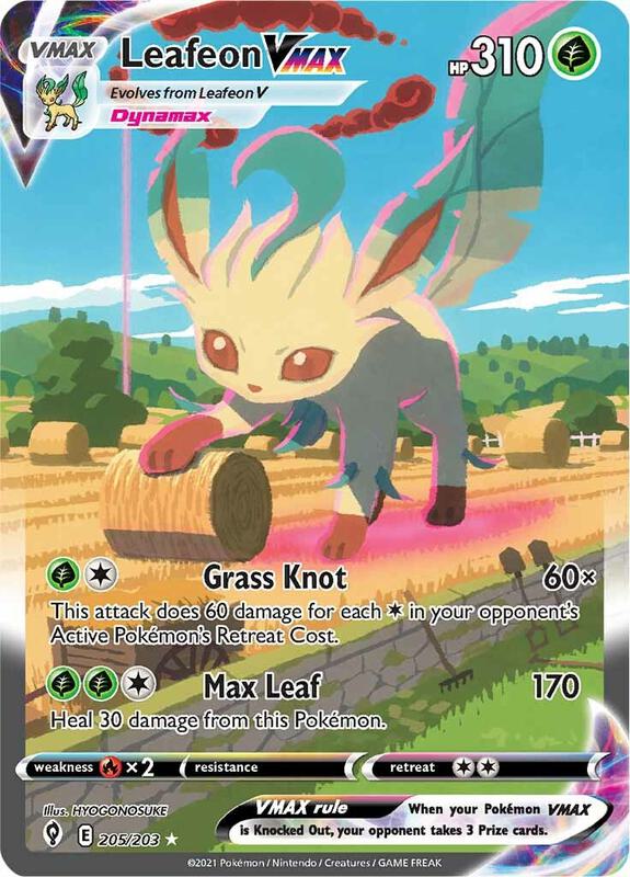 Leafeon VMAX (Alternate Art Secret) — Near Mint (NM) — 4ef833ea-b192-4fec-9252-abf18b2736d1