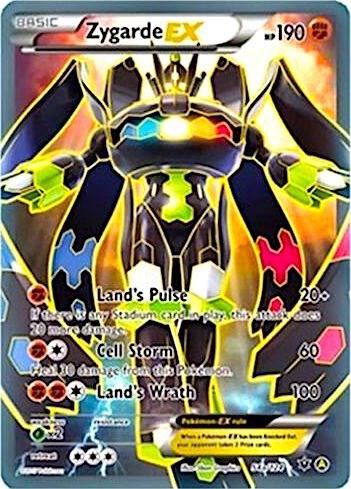 Zygarde EX - 54a/124 — Heavily Played (HP) — 674a0bac-c844-43a6-a669-0ade1743fd27