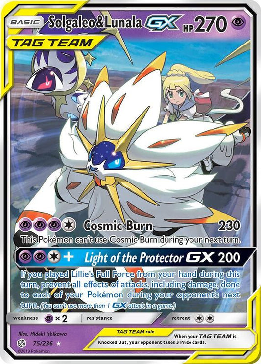 Solgaleo & Lunala GX — Near Mint (NM) — 674a0bac-c844-43a6-a669-0ade1743fd27