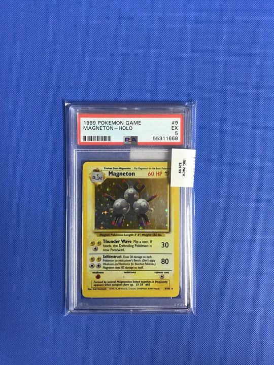 MAGNETON-HOLO · #9 · POKEMON GAME · PSA 5 — PSA 5 — 993a7be1-ce7b-4b91-905f-2f5d9a9dec35
