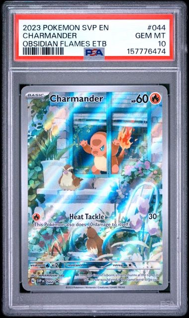 CHARMANDER · #044 · POKEMON SVP EN-SV BLACK STAR PROMO · PSA 10 — PSA 10 — c08fee06-af94-4b74-9abe-2f2614bf1eae