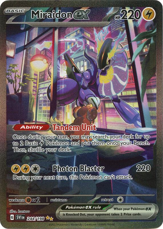 Miraidon ex - 244/198 — Lightly Played (LP) — 163c1b5e-4f93-4d02-a583-19f1d173b9ec