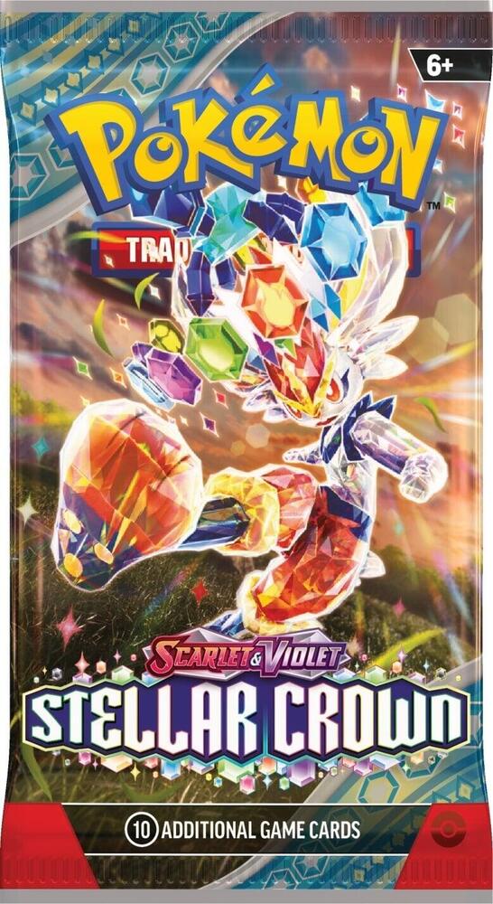 Stellar Crown Booster Pack — Sealed — break-packs:d633072c-6e5d-4bd0-9739-4a5bb518fde2:catalog:item:42be7d44b1c4961234279d08f658eaef53049bfad1fddc14306e341ea08586d3:shopify