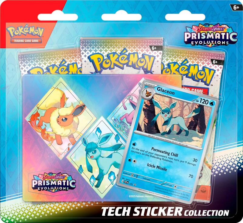 Prismatic Evolutions Tech Sticker Collection [Glaceon] — Sealed — eee531f9-4b00-4294-81bf-2290c6c0f509