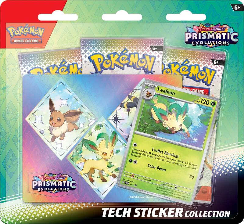 Prismatic Evolutions Tech Sticker Collection [Leafeon] — Sealed — eee531f9-4b00-4294-81bf-2290c6c0f509