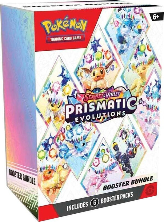 Prismatic Evolutions Booster Bundle — reference image, not the exact item