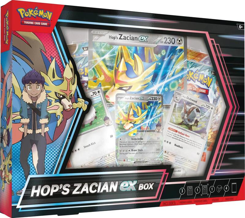 Hop's Zacian ex Box — Sealed — 96c88881-6128-4027-b5da-4cae8f284bfb
