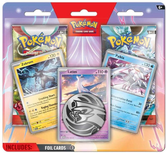 Enhanced 2-Pack Blister Pack [Latios, Zekrom & Palkia] — Sealed — 96c88881-6128-4027-b5da-4cae8f284bfb