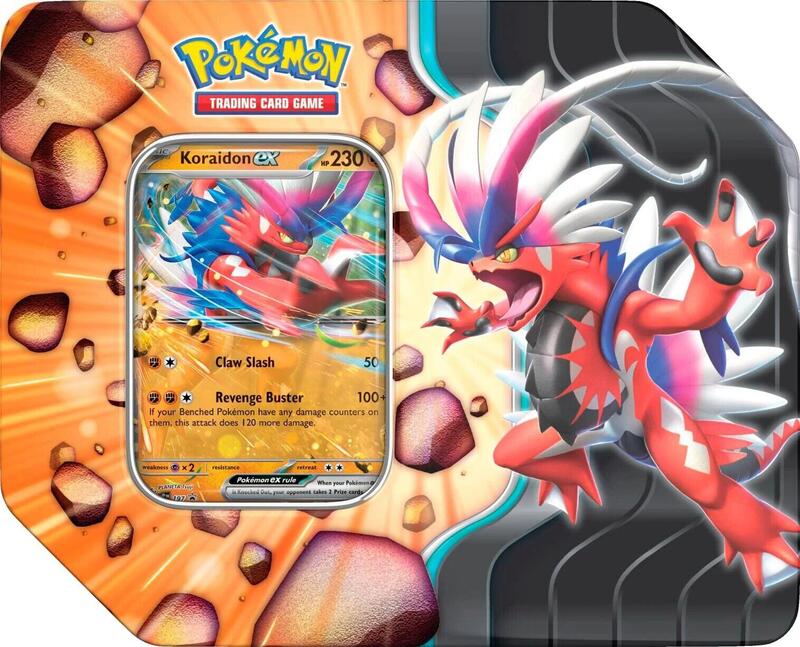 Slashing Legends Tin [Koraidon ex] — Sealed — f23ffb54-172a-4269-9ed3-63a7c3bb8501