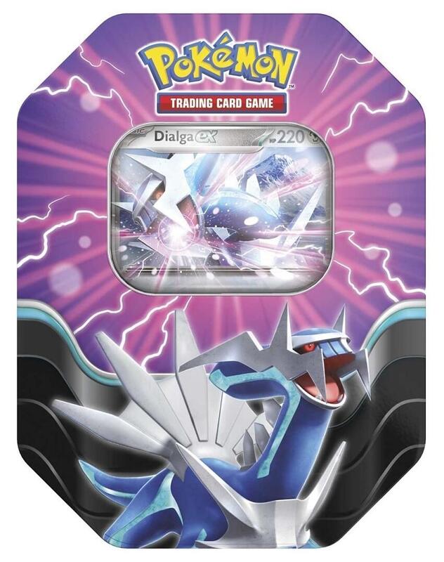 Azure Legends Tin [Dialga ex] (International Version) — Sealed — 96c88881-6128-4027-b5da-4cae8f284bfb