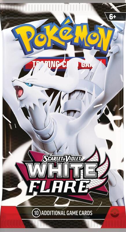 White Flare Booster Pack — reference image, not the exact item