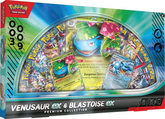 Venusaur ex & Blastoise ex Premium Collection — Sealed — d41b5e64-9422-4e67-be6e-6b975f31accb