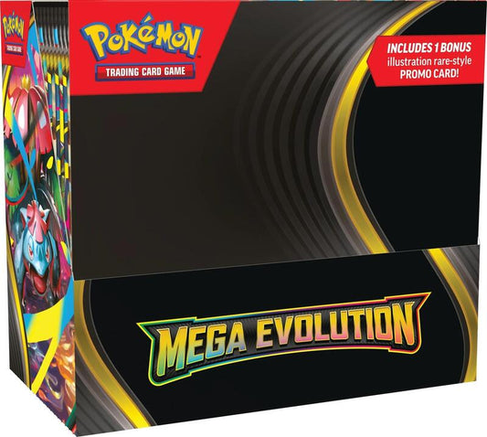 Mega Evolution Enhanced Booster Box — reference image, not the exact item