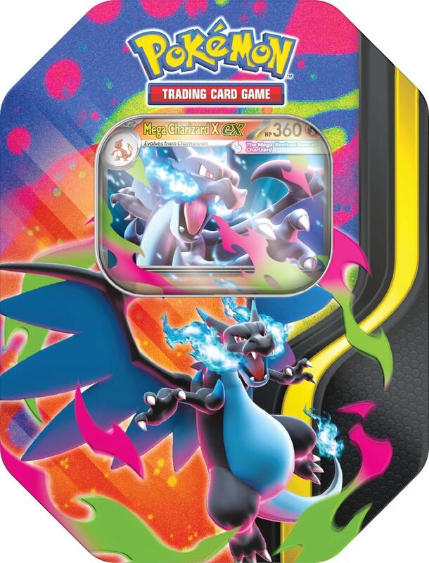 Mega Charizard Tin (Mega Charizard X) — Sealed — eee531f9-4b00-4294-81bf-2290c6c0f509