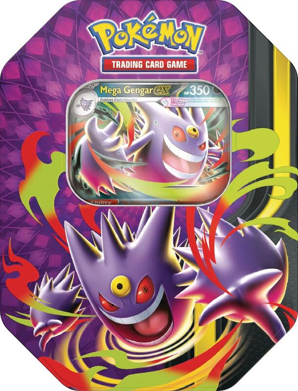 Mega Moonlit Tin [Mega Gengar ex] — Sealed — 9286bca1-ae9b-459a-9510-25738a7bfccc