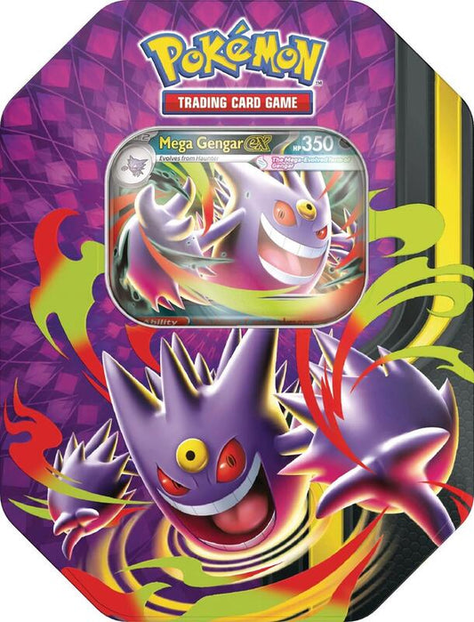 Mega Moonlit Tin [Mega Gengar ex] — Sealed — 9286bca1-ae9b-459a-9510-25738a7bfccc