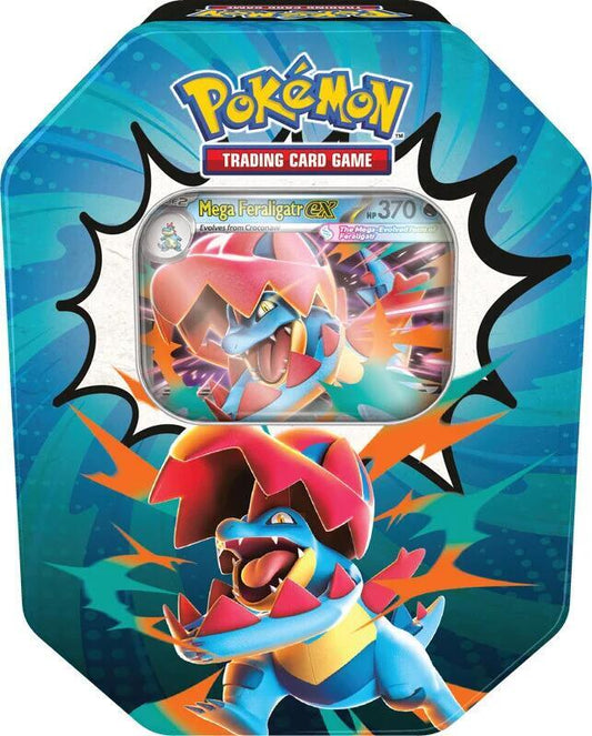 Ascended Heroes Tin [Mega Feraligatr ex] — Sealed — 38863ba7-4715-4e1c-9fb7-7c0a0015904a