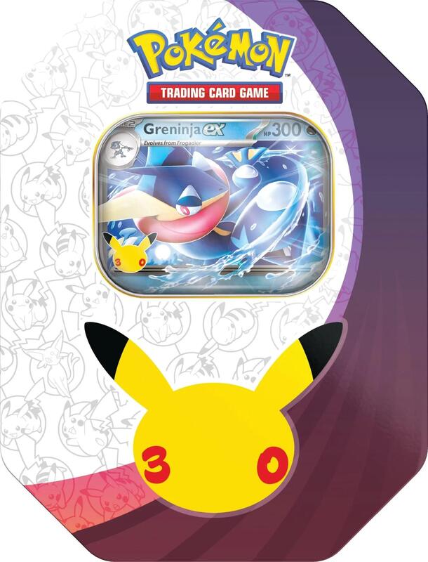 30th Celebration ex Tin [Greninja ex] — Sealed — df39b4a1-abb3-4371-8822-8f323e4aedc2