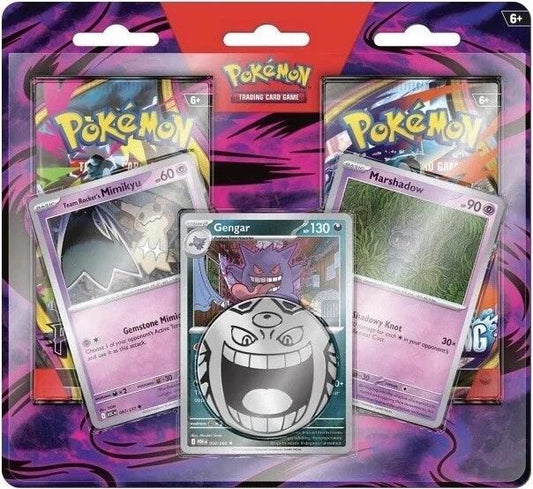Enhanced 2-Pack Blister Pack [Gengar, Marshadow, Team Rocket's Mimikyu] — Sealed — 96c88881-6128-4027-b5da-4cae8f284bfb