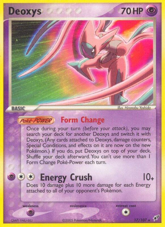 Deoxys (Attack Forme) — Heavily Played (HP) — 18d075f9-4e03-4428-a7c2-803254b01b43
