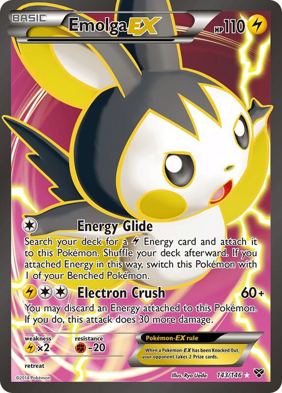 Emolga EX (143 Full Art) — Lightly Played (LP) — 368746e7-8487-47af-9851-154205b0ba88