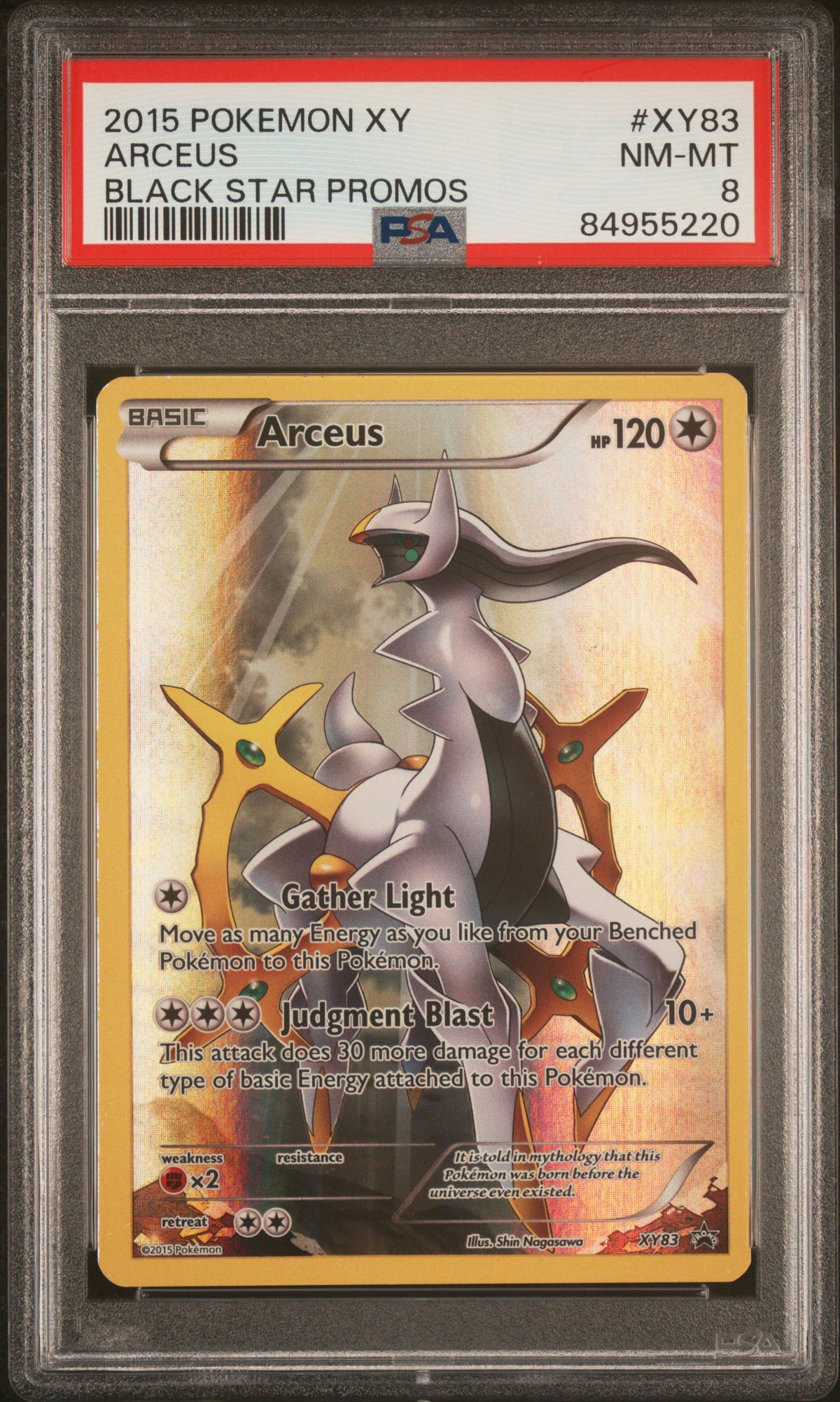 ARCEUS · #XY83 · POKEMON XY BLACK STAR PROMOS · PSA 8 — PSA 8 — dd8225b1-3577-465e-92b0-a863056e084b