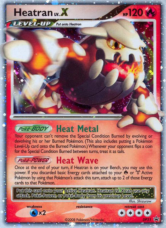 Heatran LV.X - DP31 — Lightly Played (LP) — c9d07bf0-1eab-40e5-9cdf-381e37dca1c6